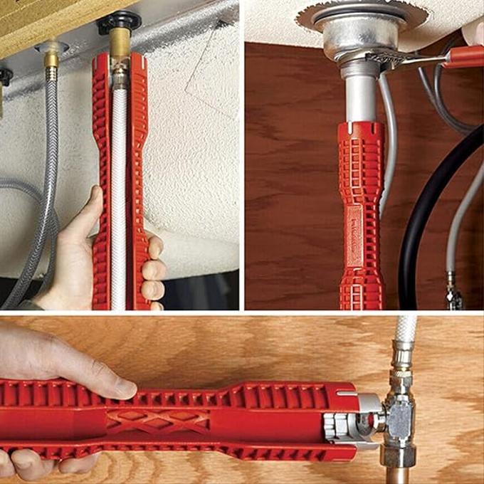 مفتاح السباكة متعدد الاستخدامات 8 في 1